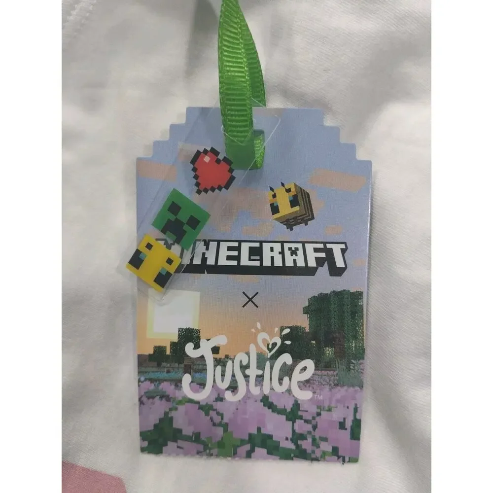 Justice Minecraft Tank Top Bike Shorts Outfit Girls(16P-18P)